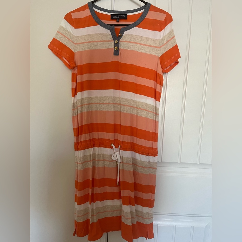 Casual dress dropped waist